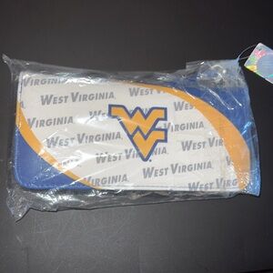 Officially Licensed NCAA West Virginia Curve Zip Organizer Wallet